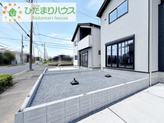 【庭】 | 龍ケ崎市松ケ丘4期　新築戸建　2号棟 | お庭付物件になります！お庭遊びや、プールなどお子様も大喜び(^^)