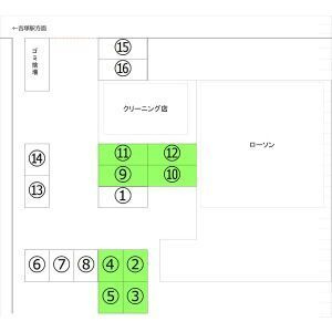エムティースクエア吉塚駅前の区画図
