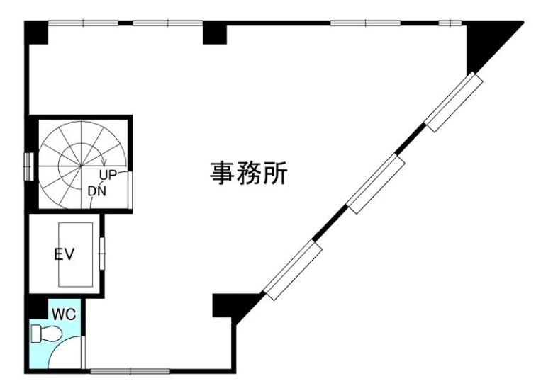 下京区中堂寺庄ノ内町　店舗・事務所の間取り