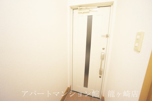 サザンクロス阿見の玄関