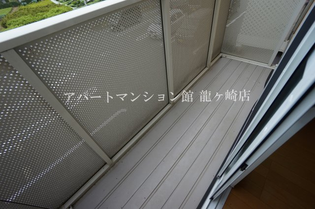サザンクロス阿見のバルコニー
