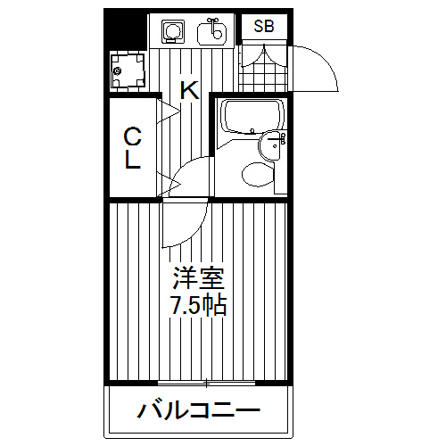 【間取り】 | ハイツ浅間