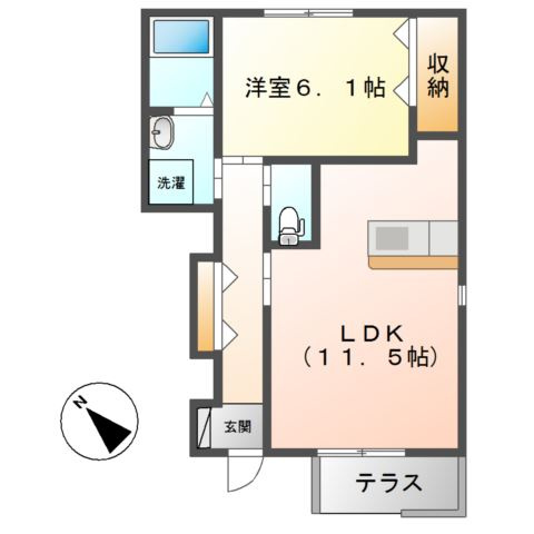 フランシーズの間取り