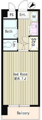 エステージ西調布の間取り