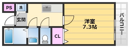 【間取り】 | ワイズクレスト久米田