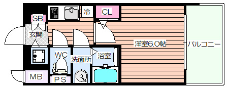 【間取り】 | エスリード大阪梅田リュクス