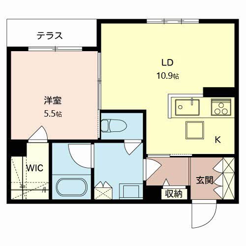 クレールコートの間取り