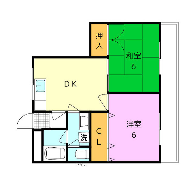 アクティ金田の間取り