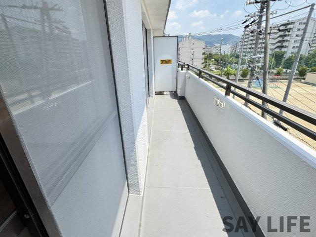 アクティ金田のバルコニー
