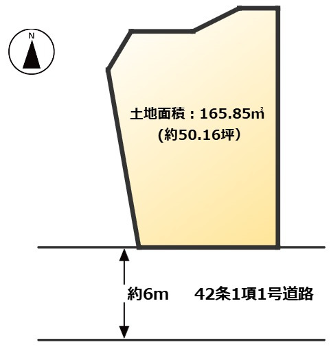 【土地図】 | 福津市若木台3丁目土地