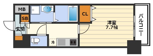La Douceur梅田Eastの間取り