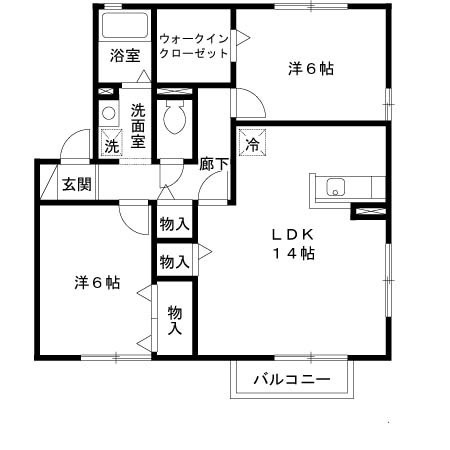 リッツハウスの間取り