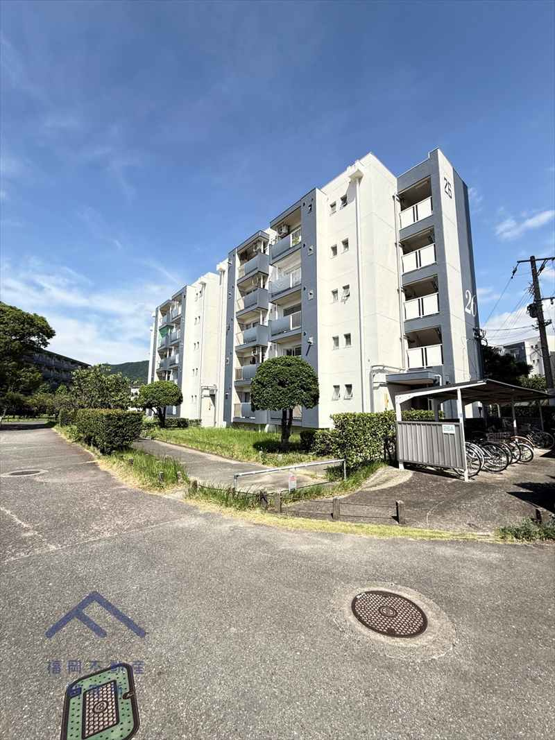 下大利団地の外観