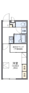 【間取り】 | レオパレスポワールみゆきⅠ