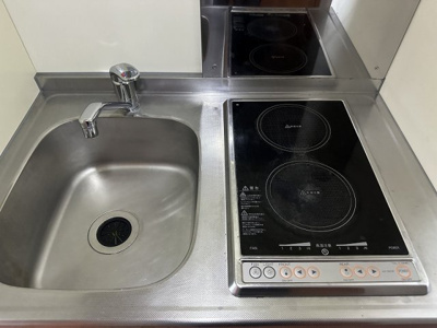 【キッチン】 | レオパレスら　べるでゅーら | キッチン混合水栓設置済みです