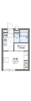 【間取り】 | レオパレスら　べるでゅーら