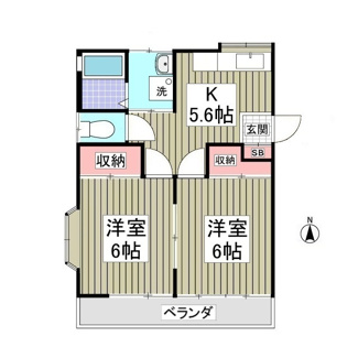 【間取り】 | ソレアードコートB
