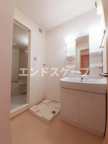 ピーノプリモⅡ　Ａの洗面所|高崎、前橋のお部屋探しはエンドスケープまで！お客様の理想お聞かせ下さい♪