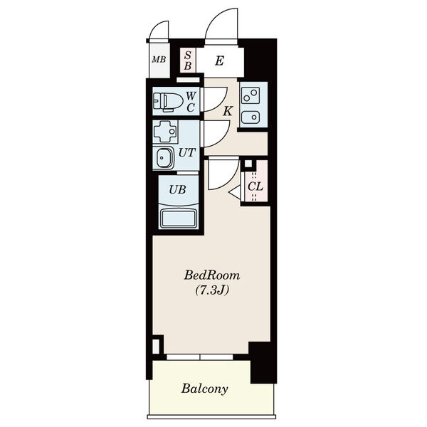 S-RESIDENCE東海通の間取り