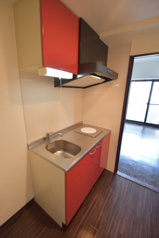 大阪市都島区中野町１丁目の賃貸マンションのキッチン