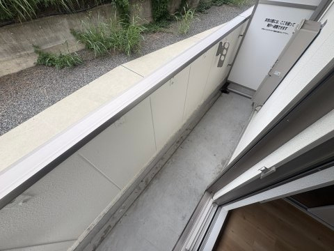アルカンシェルコート豊津のバルコニー