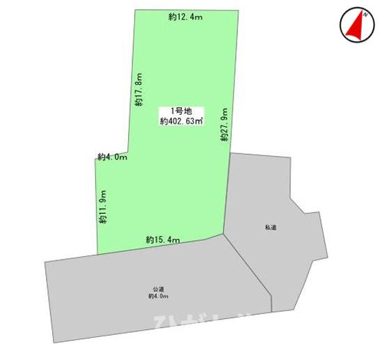 茅ケ崎市東海岸南4丁目　売地の土地図|土地図