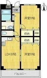 パレーシャル難波の間取り|イメージ
