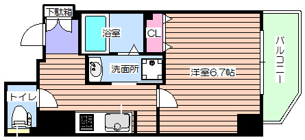 【間取り】 | スワンズ江戸堀ウエストパーク