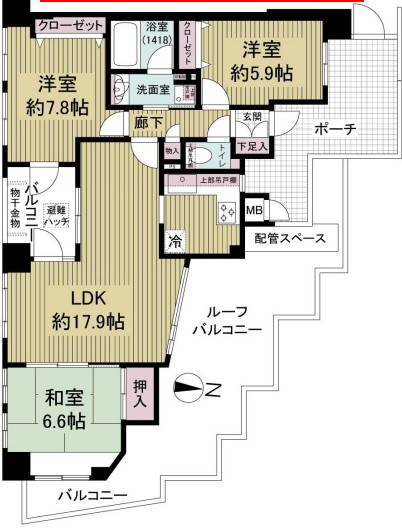 【間取り】の画像
