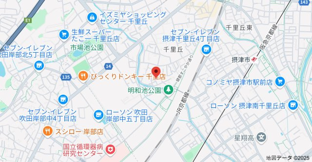 【地図】 | グランコート千里丘