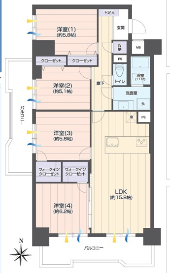 【間取り】 | シティコープ大森東