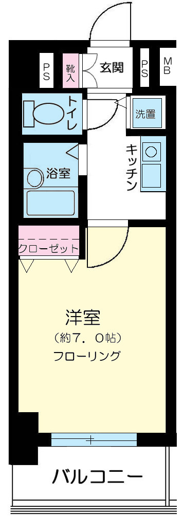 メインステージ茅場町の間取り