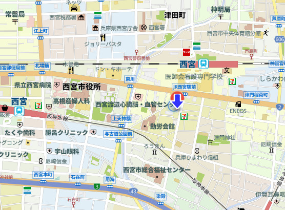 ワコーレ西宮フェリッツァの地図