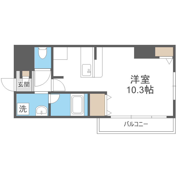 OCEAN松屋町の間取り