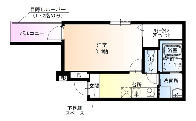 【間取り】 | フジパレス堺石津川ノース