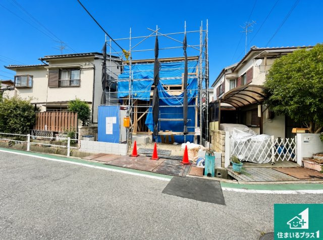 宝塚市安倉中　第1期　新築一戸建ての外観|現在の進捗状況です！順調に作業進行中、完成が待ち遠しいです！詳細の間取り等、お気軽にお問い合わせください！