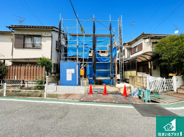 宝塚市安倉中　第1期　新築一戸建ての外観|現在の進捗状況です！順調に作業進行中、完成が待ち遠しいです！詳細の間取り等、お気軽にお問い合わせください！