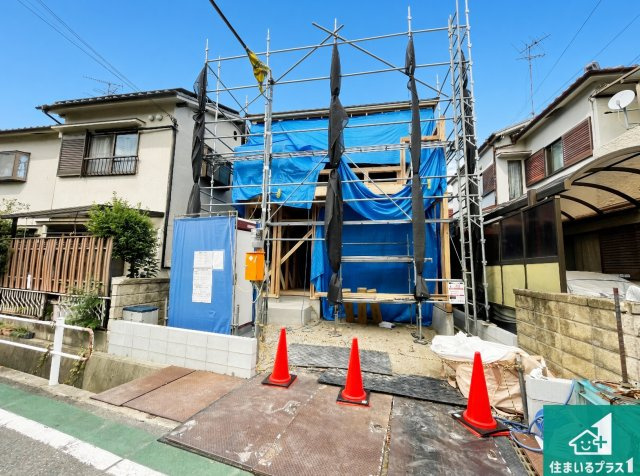 宝塚市安倉中　第1期　新築一戸建ての外観|現在の進捗状況です！順調に作業進行中、完成が待ち遠しいです！詳細の間取り等、お気軽にお問い合わせください！
