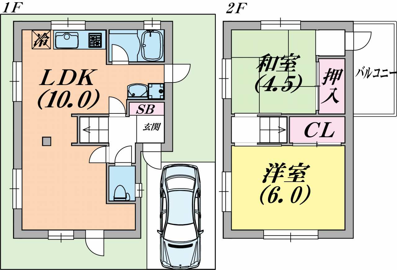 鈴蘭台東町４丁目貸家