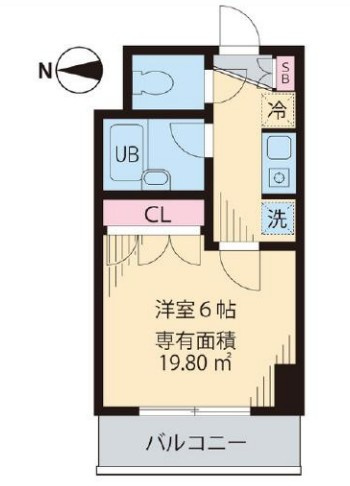 ベイステート安間の間取り