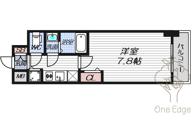 THE RESIDENCE Hの間取り