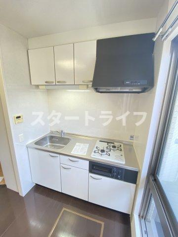 大阪市淀川区木川東４丁目の賃貸マンションのキッチン