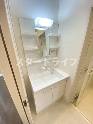 大阪市淀川区木川東４丁目の賃貸マンションの洗面所