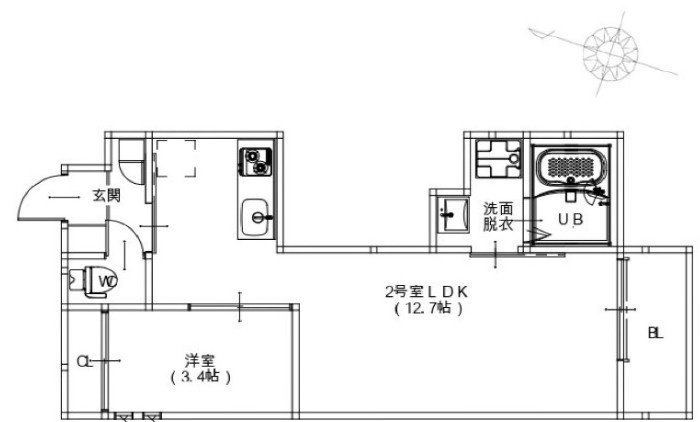  REGALEST TⅡの間取り
