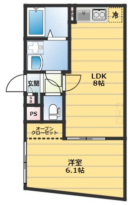 GM上落合の間取り