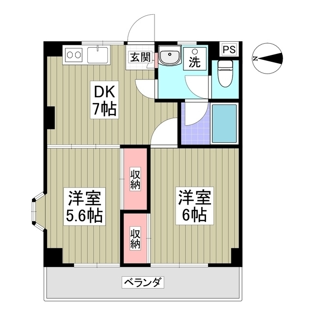 ホワイトタウン取手の間取り