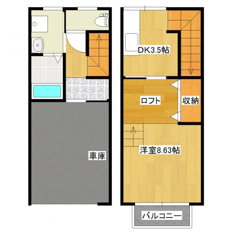 インフィニートベースの間取り