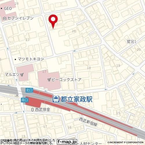 エスポワール（中野区）の地図