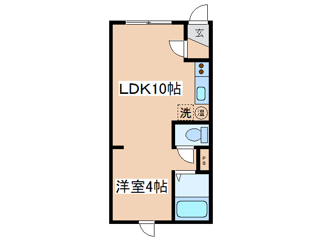 パークサイド貴の間取り