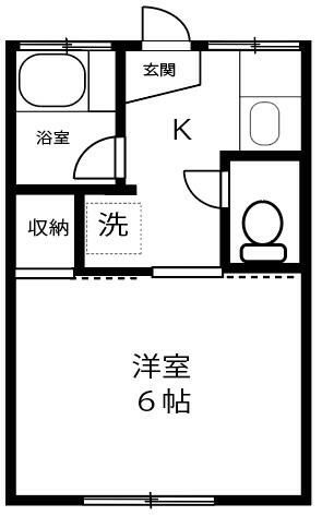 国際ハイツの間取り